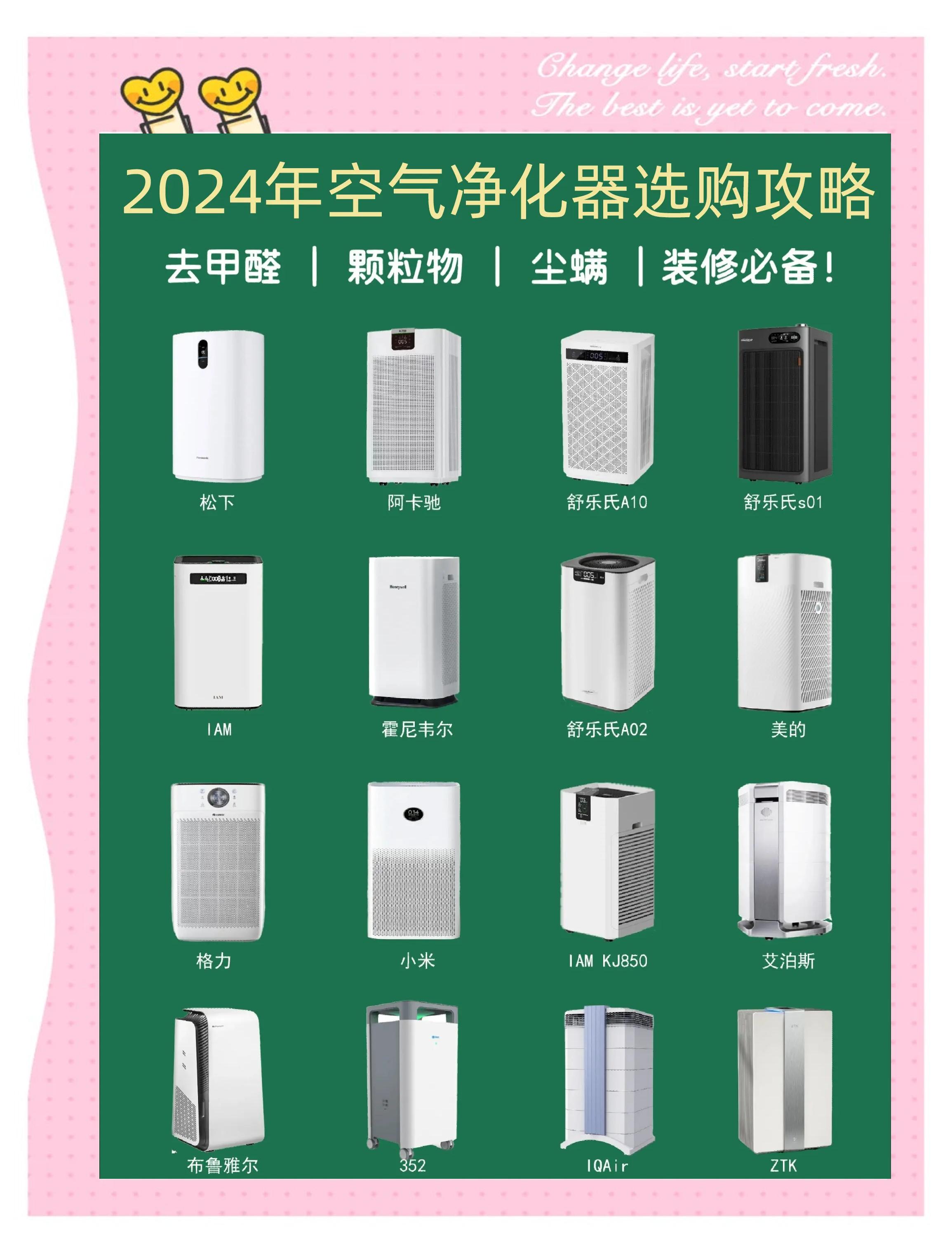 2024年16款热门空气净化器推荐 守护呼吸健康的全面指南